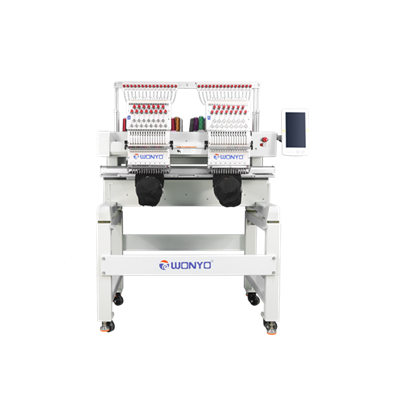 Най-новите 2 главата компютър капачка и тениска машина бродерия производство