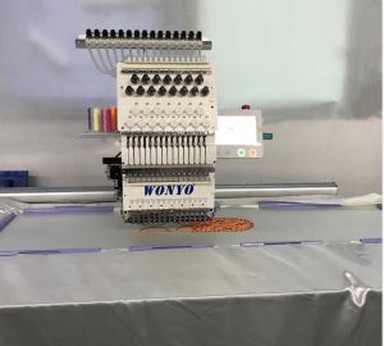 Машина за бродерия с единична глава за плоска бродерия