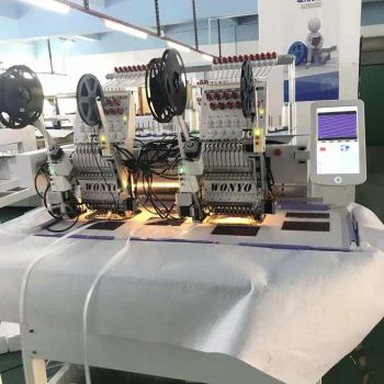 2 глави мъниста бродерия машина площ 500 * 400 мм WONYO