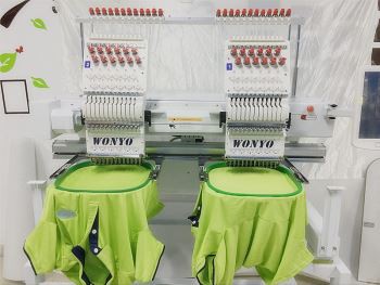 2 глави 12 игли Автоматични капачки за компютърни машини за бродиране