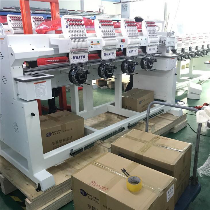 Wonyo Embroidery Machines 4 Head Japan Made For Logo T Shirt Embroidery