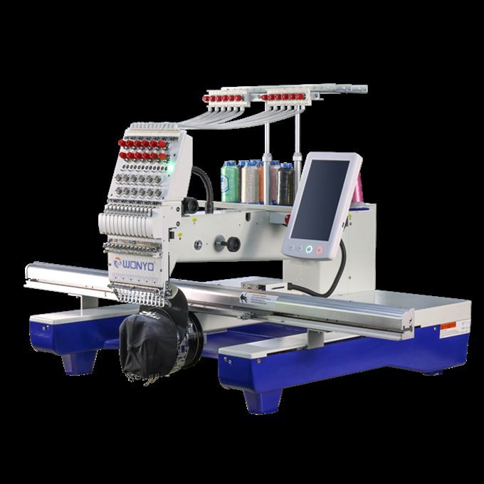 Big Working Area Computerized Embroidery Machine With 12 Needles